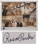 Rosa Parks Signed Civil Rights Limited Edition Poster